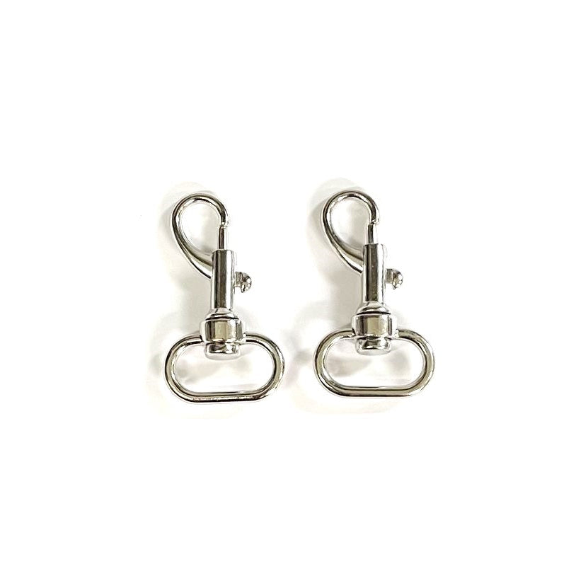 25mm Light Swivel Trigger Clips Hooks Nickel Plated Dog Leads Webbing Bags x1 - x50