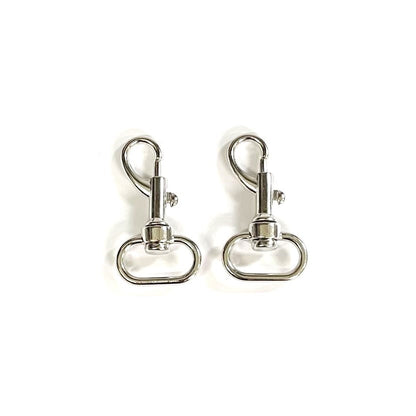 25mm Light Swivel Trigger Clips Hooks Nickel Plated Dog Leads Webbing Bags x1 - x50