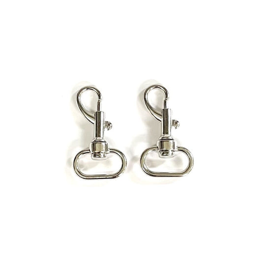 25mm Light Swivel Trigger Clips Hooks Nickel Plated Dog Leads Webbing Bags x1 - x50