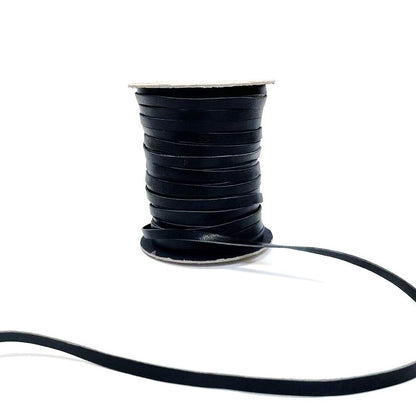 6mm Flat Genuine Leather Thonging Strip Laces Cord Various Colours And Lengths