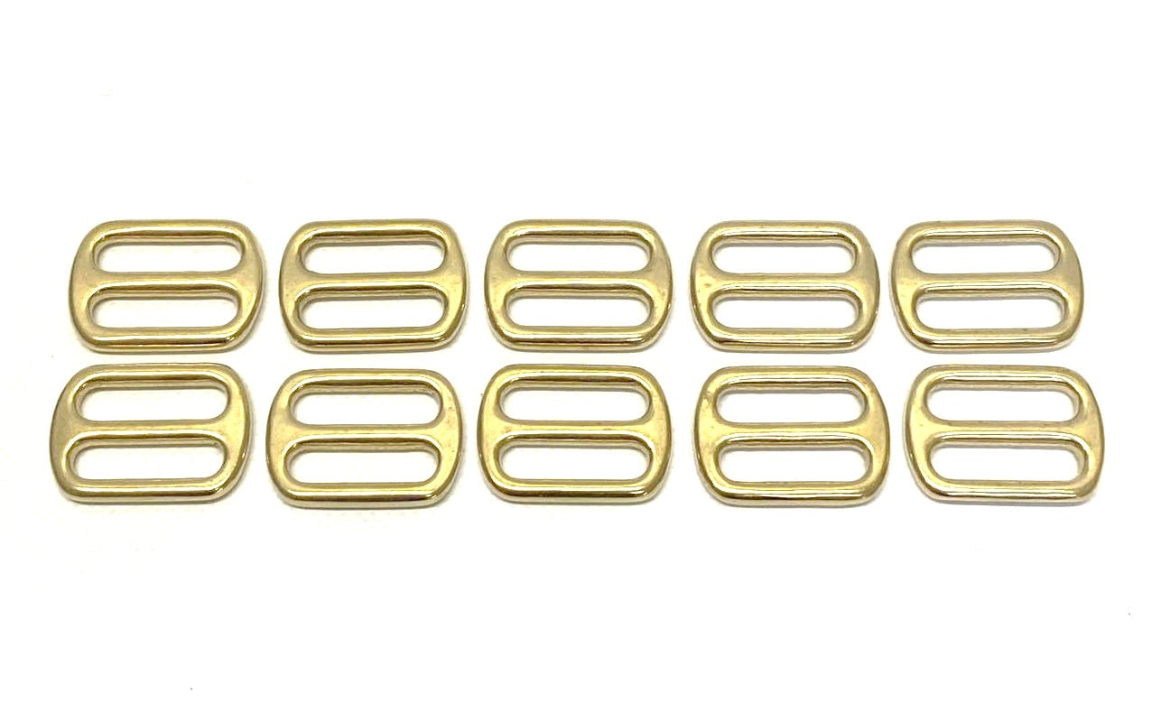 25mm Solid Brass D-Rings – For Dog Leads, Collars, Horse Reigns, Leather Crafts (Choose Qty)