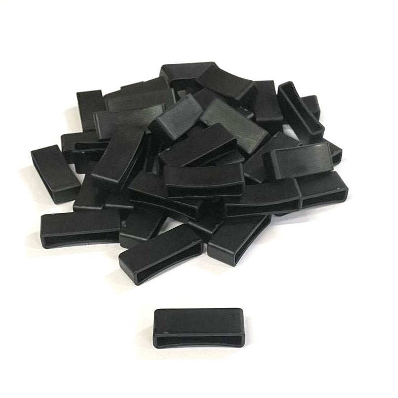 25mm Nylon Strap Keepers Loops For Dog Collars Leads Straps Bags Webbing x10 - x100