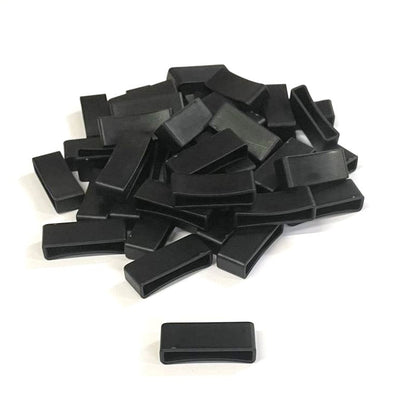 25mm Nylon Strap Keepers Loops For Dog Collars Leads Straps Bags Webbing x10 - x100