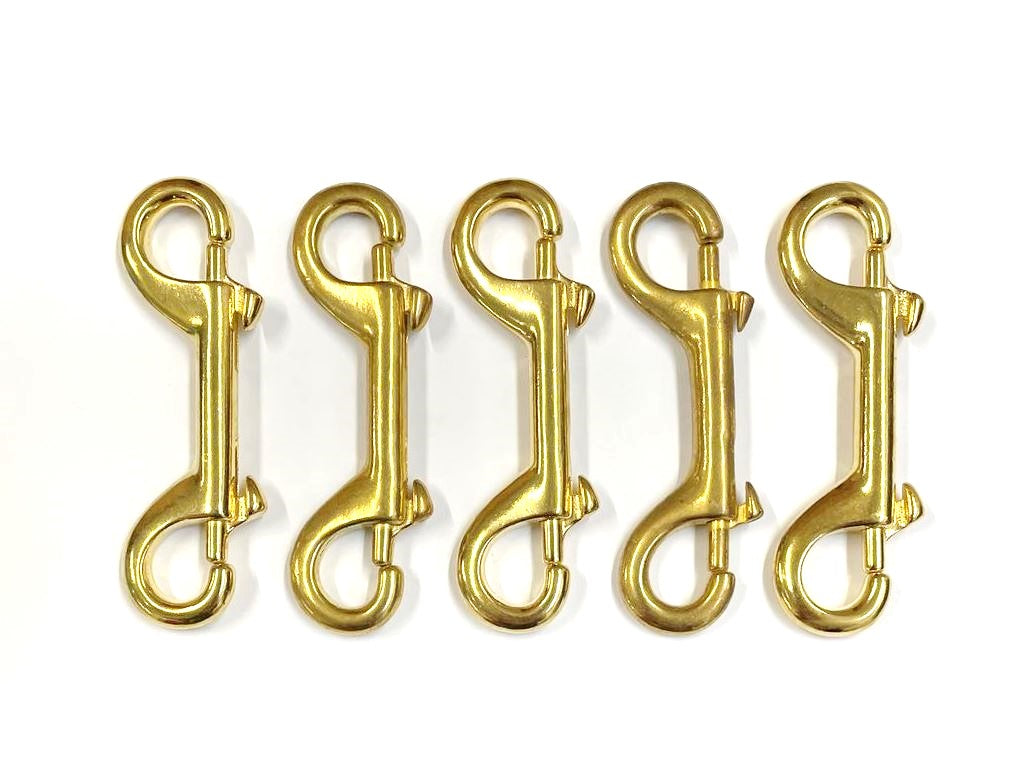 Double Ended Trigger Clips Hooks Solid Brass Brass Plated Nickel Plate –  Church Products UK®