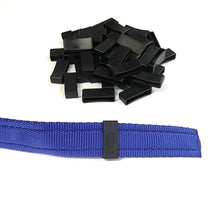 Load image into Gallery viewer, 25mm Nylon Strap Keepers Loops For Dog Collars Leads Straps Bags Webbing x10 - x100