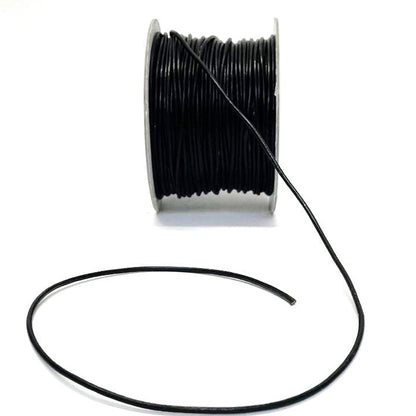 2mm Round Leather Lacing Belting Cord Thonging Jewellery 3 Colours 1m - 50m