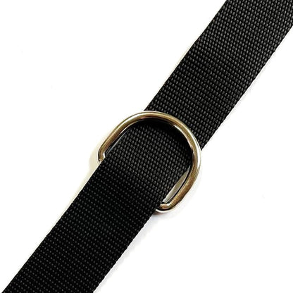 Nickel Plated Welded Gear D-Rings 25mm 32mm 38mm 50mm Wide 5/6mm Thick For Webbing Straps Handles Leather Bags