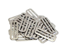 Load image into Gallery viewer, New 2&quot;/50mm Nickel Plated Surcingle Clip Sets Male Female 3 Bar Slides Ideal For Horse Rug Repairs