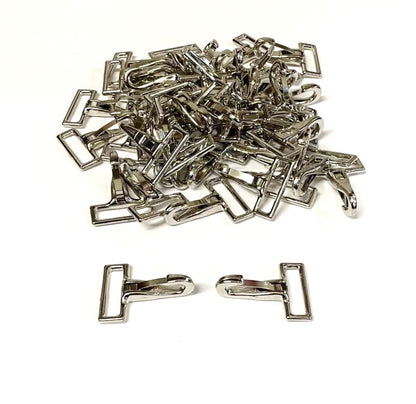 25mm Small Snap Hook Clips Clasp Trigger Nickel Plated For Bags Handles Straps Dog Leads x1 - x100