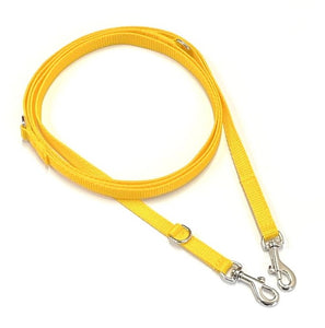 Double Ended Small Dog Training Lead Puppy Leash Multi-Functional 13mm Webbing