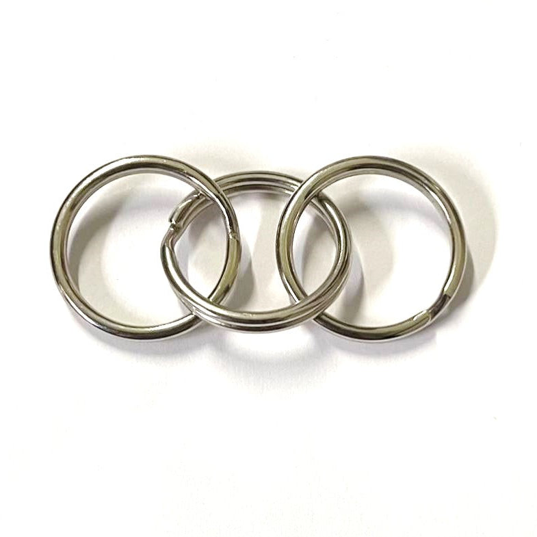 20mm 25mm Split O-Rings Nickel Plated x1 - x50 Key Rings Chains Lanyard Crafts