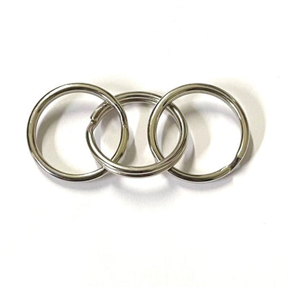 20mm 25mm Split O-Rings Nickel Plated x1 - x50 Key Rings Chains Lanyard Crafts