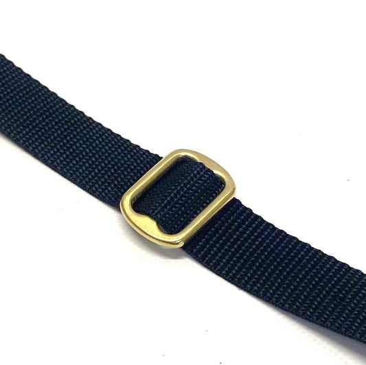 25mm Solid Brass 3 Bar Slides For Leather Crafts Horse Reigns Dog Collars Webbing