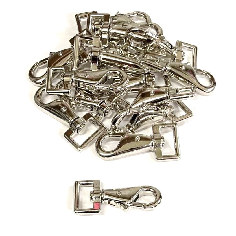20mm Snap Clip Horse Pony Rug Repairs Leg Clip Nickel Plated For Dog Leads Webbing Straps