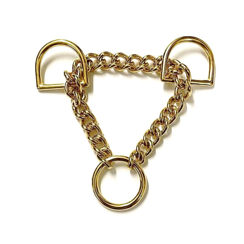 Half Check Chains For Dog Collars In Solid Brass or Chrome Plated In Various Sizes