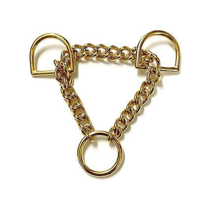Half Check Chains For Dog Collars In Solid Brass or Chrome Plated In Various Sizes