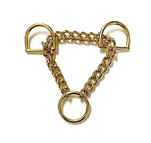 Load image into Gallery viewer, Half Check Chains For Dog Collars In Solid Brass or Chrome Plated In Various Sizes
