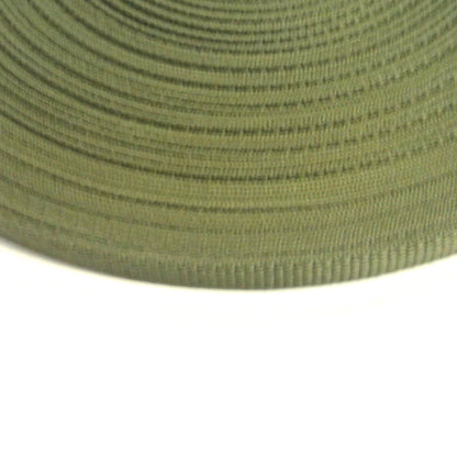 16mm Wide Webbing In Olive Green