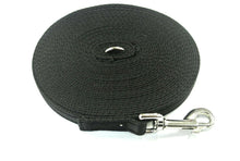 Load image into Gallery viewer, 5ft-50ft Dog Training Lead In Black