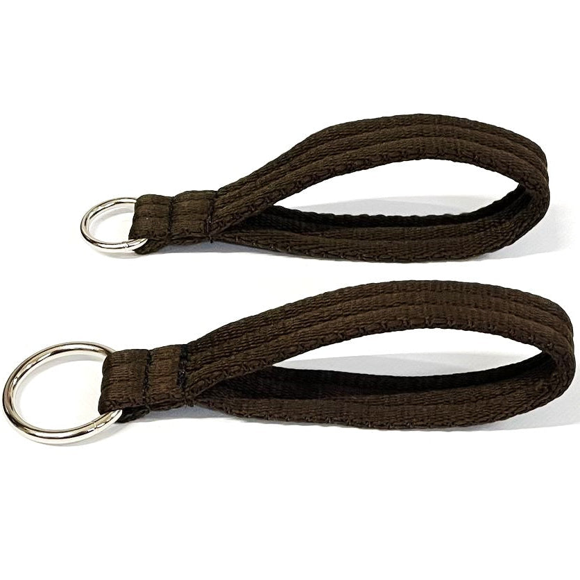 Short Close Control Grab Handle Dog Lead 8" Long With O-ring 25mm Air Webbing