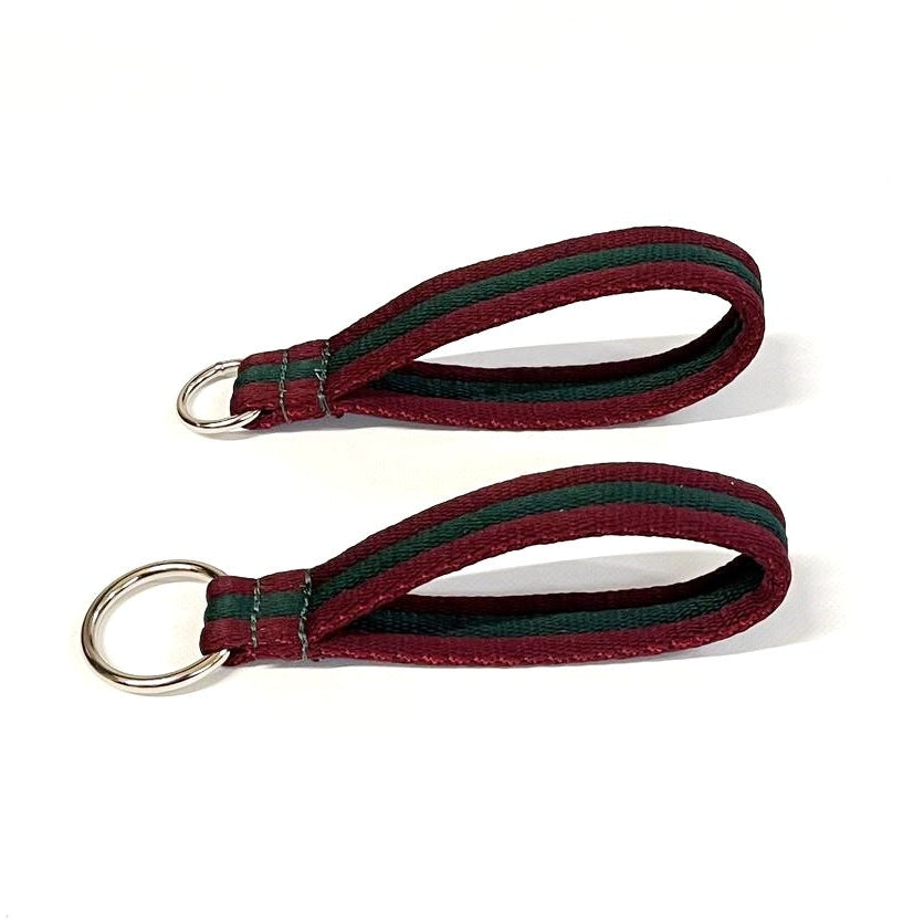 Short Close Control Grab Handle Dog Lead 8" Long With O-ring 25mm Air Webbing