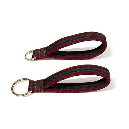 Short Close Control Grab Handle Dog Lead 8" Long With O-ring 25mm Air Webbing