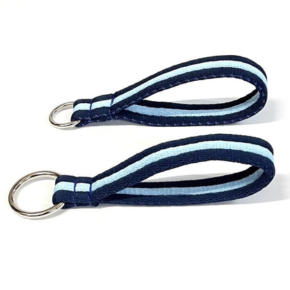 Short Close Control Grab Handle Dog Lead 8" Long With O-ring 25mm Air Webbing