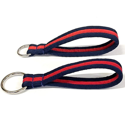 Short Close Control Grab Handle Dog Lead 8" Long With O-ring 25mm Air Webbing