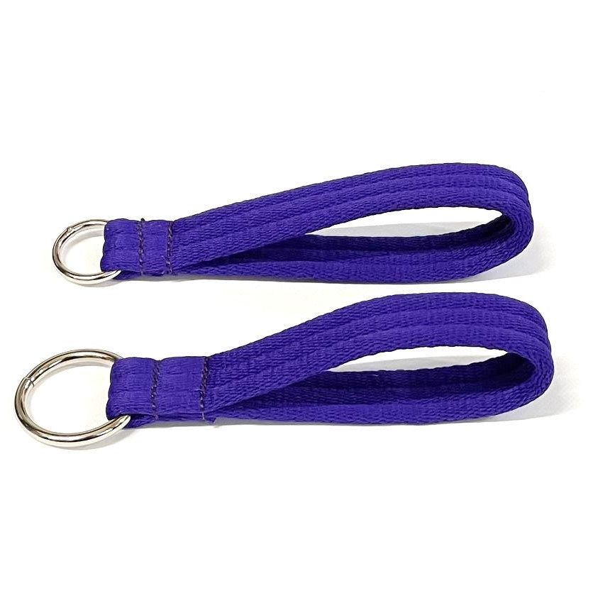 Short Close Control Grab Handle Dog Lead 8" Long With O-ring 25mm Air Webbing