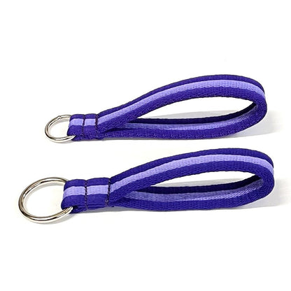 Short Close Control Grab Handle Dog Lead 8" Long With O-ring 25mm Air Webbing