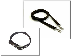 Dog Collar And Police Style Dog Lead Set 20mm Air Webbing Small Collar In Various Lengths And Matching Colours