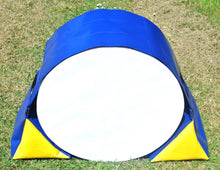 Load image into Gallery viewer, Dog Agility Tunnel Sandbags Adjustable In Blue And Yellow