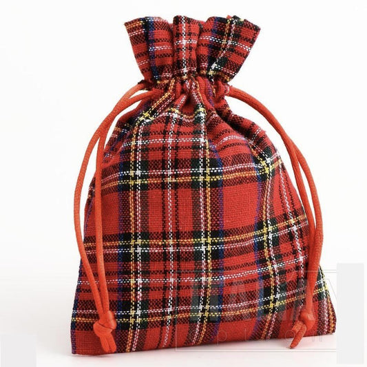 Hessian Drawstring Gift Bags Fabric Linen Christmas Pouch Bags x1 x2 x5 x10 UK Seller