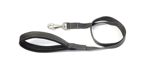 Short Dog Lead Padded Handle 45" 76" Leash Strong 25mm H/D Webbing 20 Colours