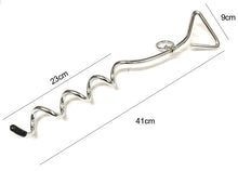 Load image into Gallery viewer, Spiral Ground Stake Screw Twisted Spike Anchor Tie Out Chrome Finish For Dogs/Pets