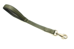 20" Short Close Control Dog Lead With Padded Handle In Various Colours 25mm Webbing