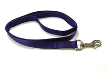 Load image into Gallery viewer, 45&quot; Long Puppy Dog Walking Lead Leash 20mm Wide Strong Durable Webbing In 19 Colours