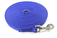 Load image into Gallery viewer, 5ft - 50ft Dog Training Lead Obedience Recall Leash Long Dog Lead 25mm Cushion Webbing