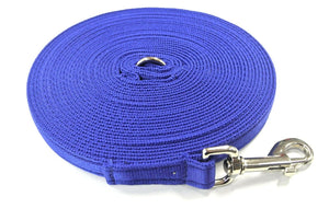 5ft-50ft Dog Training Lead In Royal Blue