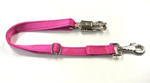 Adjustable Panic Hook Safety Strap For Horse Control In Cerise