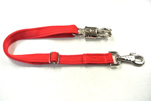 Adjustable Panic Hook Safety Strap For Horse Control In Red