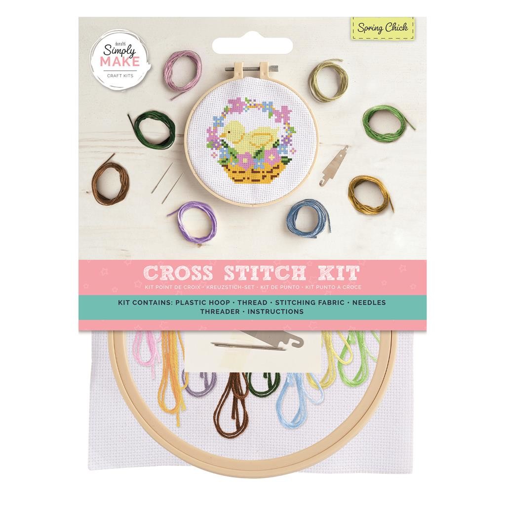 Cross Stitch Kit Sewing Craft Childrens Adults Docrafts Simply Make Small 30 Designs UK Seller