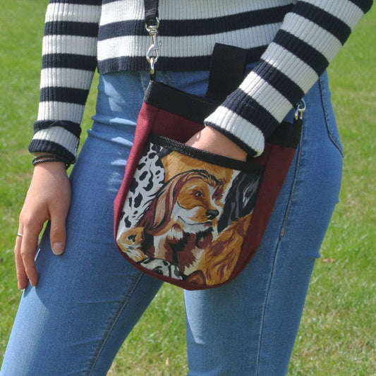 Multi-Use Pet/Dog Treat Bag Training Pouch Storage Holder With Shoulder Strap In Various Styles