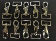Load image into Gallery viewer, 1&quot;/25mm Snap clip horse rug repair x 10 nickel plated