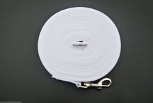 Load image into Gallery viewer, 150ft Dog Training Lead 25mm Webbing In White