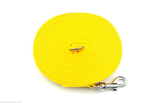 Load image into Gallery viewer, 150ft Dog Training Lead 25mm Webbing In Yellow