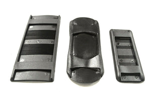 25mm 40mm 50mm Black Plastic Shoulder Pads For Straps Handles Bags x1 x2 x5 x10
