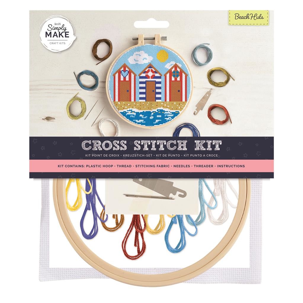Cross Stitch Kit Sewing Craft Childrens Adults Docrafts Simply Make Large 20 Designs UK Seller