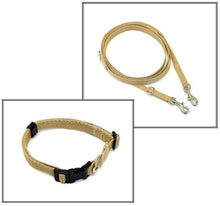 Load image into Gallery viewer, Dog Collar And Police Style Dog Lead Set 13mm Webbing Small Collar In Various Lengths And Matching Colours