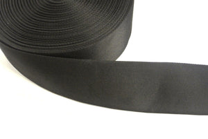 100mm Wide Webbing In Black For Bags Straps Handles Belts and Crafts Various Lengths